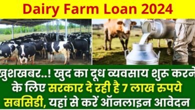 Dairy farm Loan Apply Online