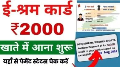 E Shram Card Payment Status 2024