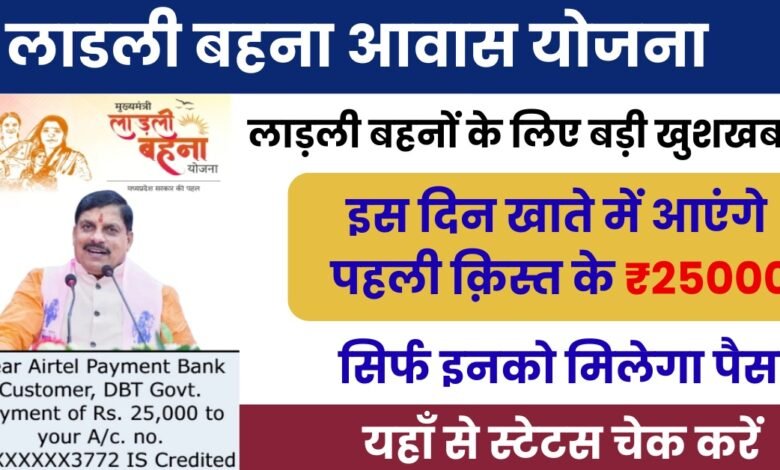 Ladli Behna Awas Yojana Kist