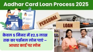 Aadhar Card Loan Process 2025