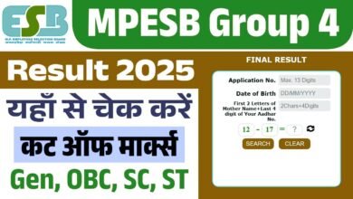 MP Group 4 Result 2025