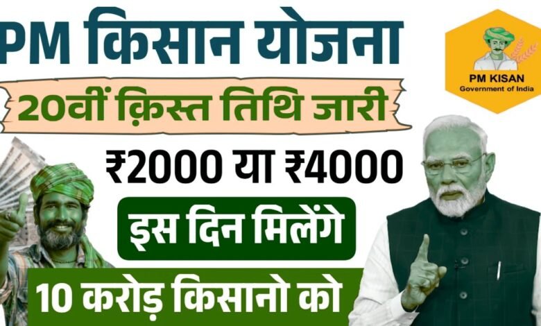 PM Kisan 20th Installment