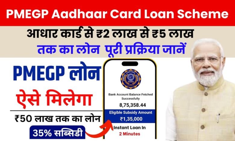 PMEGP Aadhaar Card Loan