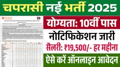 Peon Vacancy 2025