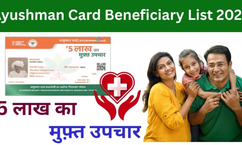 Ayushman Card Beneficiary List 2025