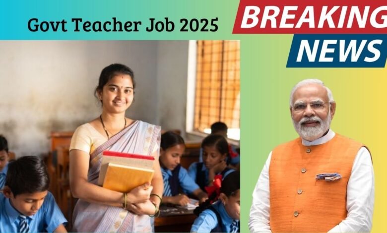 Govt Teacher Job 2025