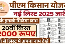 PM Kisan 2025