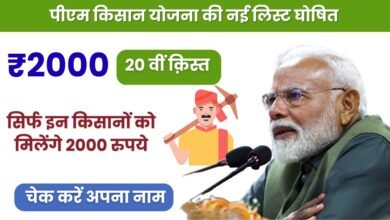 PM Kisan 20th Installment
