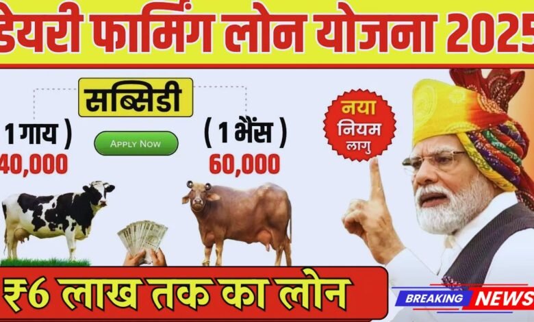 Dairy Farming Loan Scheme 2025