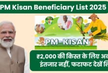 PM Kisan Beneficiary List 2025