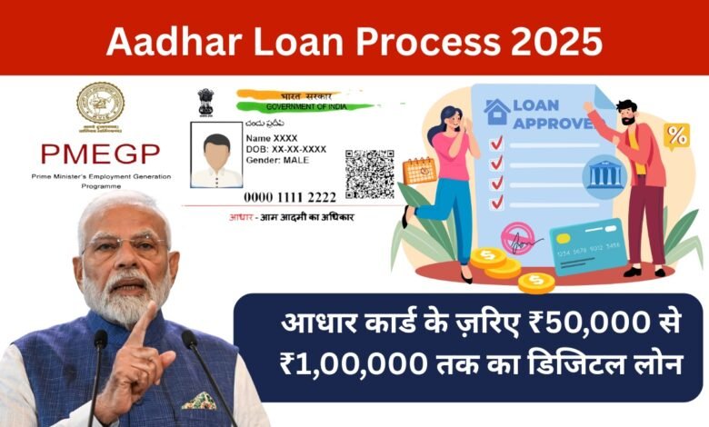 Aadhar Loan Process 2025