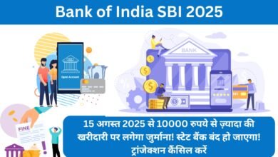 Bank of India SBI 2025