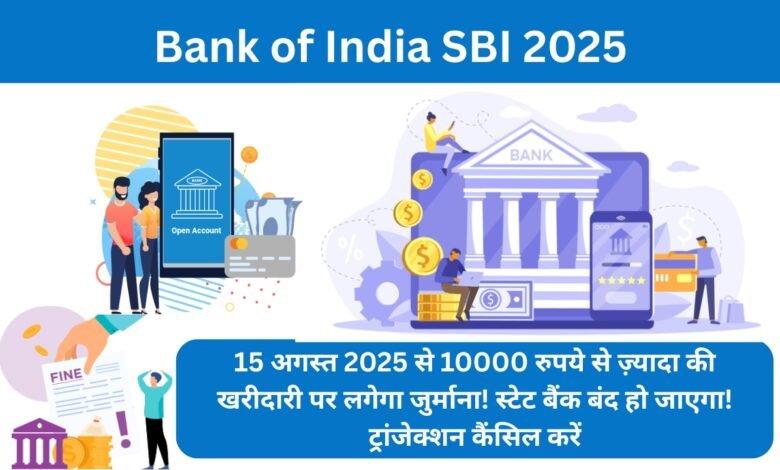 Bank of India SBI 2025
