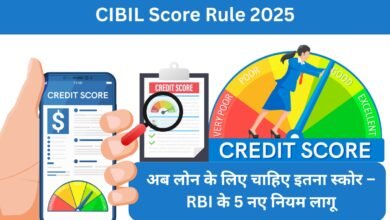 CIBIL Score Rule 2025 – लोन और RBI के नए नियम
