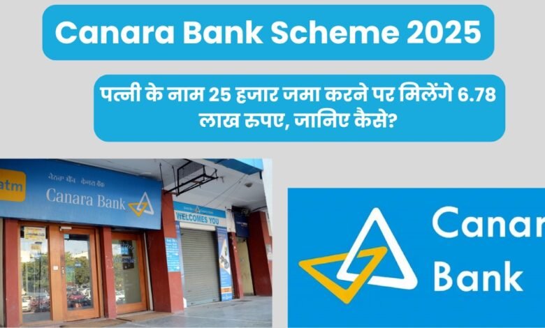Canara Bank Scheme 2025