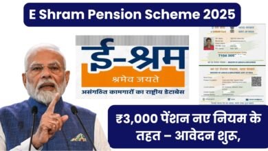 E Shram Pension Scheme 2025