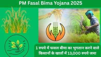 PM Fasal Bima Yojana 2025