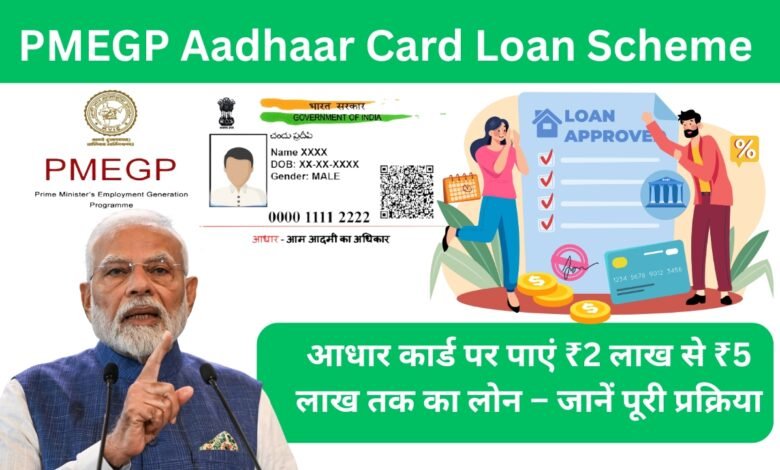 PMEGP Aadhaar Card Loan Scheme