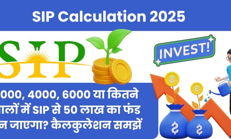 SIP Calculation 2025