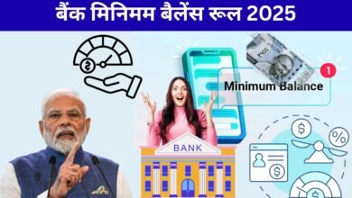 बैंक मिनिमम बैलेंस रूल 2025 – तय राशि न रखने पर पेनाल्टी