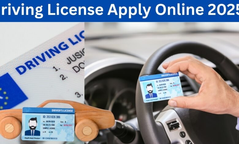Driving License Apply Online 2025