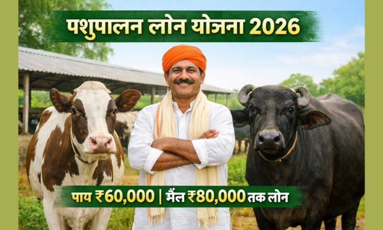 पशुपालन लोन योजना 2026 के तहत गाय और भैंस पालन के लिए सरकारी लोन