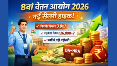 8वें वेतन आयोग 2026 में सरकारी कर्मचारियों की सैलरी बढ़ोतरी दर्शाती हुई इमेज