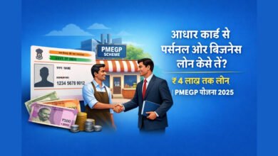 आधार कार्ड से पर्सनल और बिजनेस लोन, PMEGP लोन 2025 की जानकारी