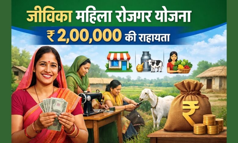 Jeevika Mahila Rojgar Yojana 200000 Loan Bihar