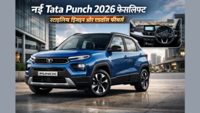 New Tata Punch 2026 facelift SUV with updated design and premium features