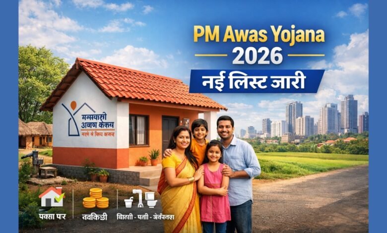 PM Awas Yojana 2026 नई लाभार्थी सूची जारी – प्रधानमंत्री आवास योजना का पक्का घर