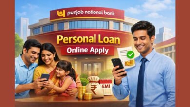 Punjab National Bank Personal Loan Hindi में PNB पर्सनल लोन ऑनलाइन आवेदन और EMI जानकारी दर्शाती फीचर इमेज