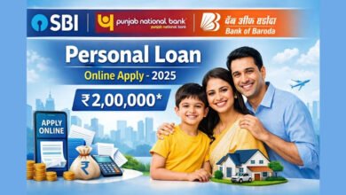 SBI PNB Bank of Baroda Personal Loan Online Apply 2025