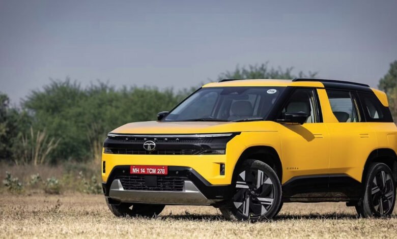 Tata Sierra SUV की कीमत ₹11.49 लाख से ₹21.29 लाख – नया मॉडल और फीचर्स