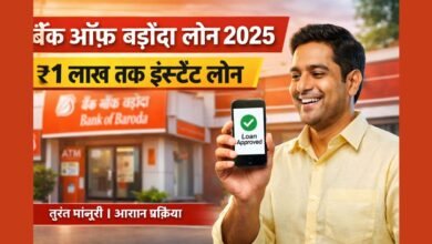 बैंक ऑफ बड़ौदा लोन 2025 में ₹1 लाख तक का इंस्टेंट पर्सनल लोन