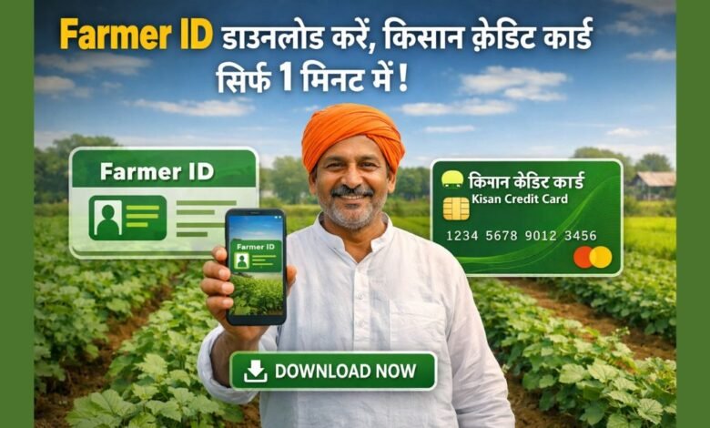 अब किसान क्रेडिट कार्ड और Farmer ID सिर्फ 1 मिनट में ऑनलाइन डाउनलोड करें