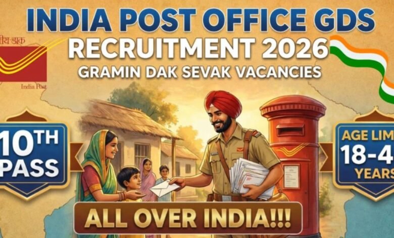 India Post GDS Recruitment 2026 Last Date Today