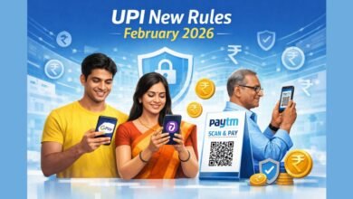 UPI New Rules February 2026 से जुड़े Google Pay, PhonePe और Paytm यूजर्स के नए नियम दर्शाती फीचर इमेज
