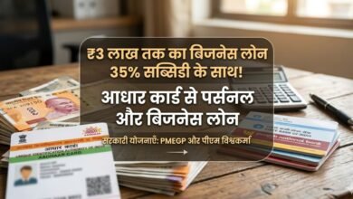 Aadhar card business loan and subsidy schemes in India Hindi guide