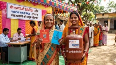 राशन कार्ड धारकों के लिए फ्री LPG गैस सिलेंडर और ₹1000 सहायता योजना