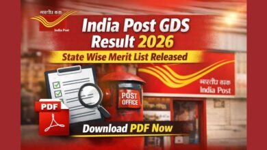 India Post GDS Result 2026 state wise merit list pdf released download result online