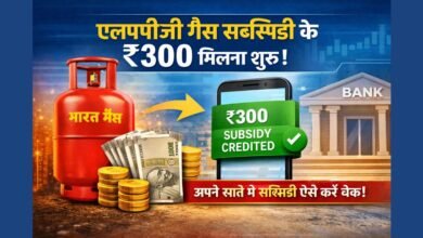 LPG Gas Subsidy ₹300 Check Online Gas Cylinder Subsidy India