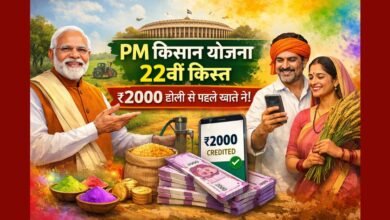 PM Kisan Yojana 22nd Installment 2000 Rupees Transfer to Farmers Before Holi