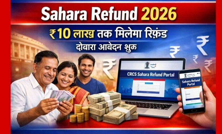 Sahara Refund 2026 ₹10 lakh refund online apply process for Sahara India investors