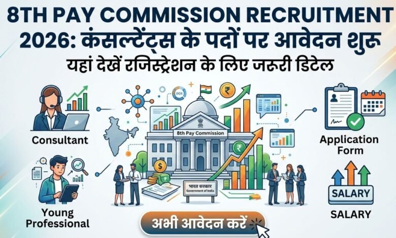 8th Pay Commission Recruitment 2026 Notification and Salary Details in Hindi.
