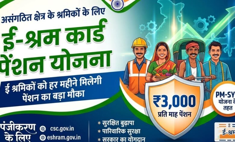 ई-श्रम कार्ड पेंशन योजना (E-Shram Card Pension Scheme)