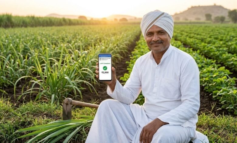 पीएम किसान योजना: अगली किस्त के लिए e-KYC और आधार सीडिंग अनिवार्य है।