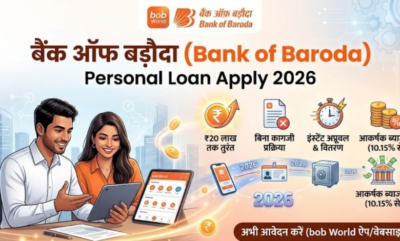 Bank of Baroda Personal Loan Apply 2026