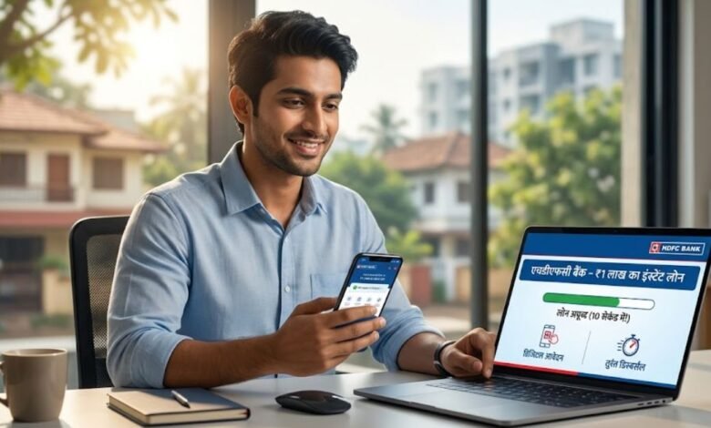 HDFC Bank Instant Personal Loan Application Process