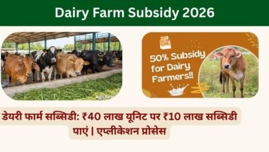 Dairy Farm Subsidy 2026